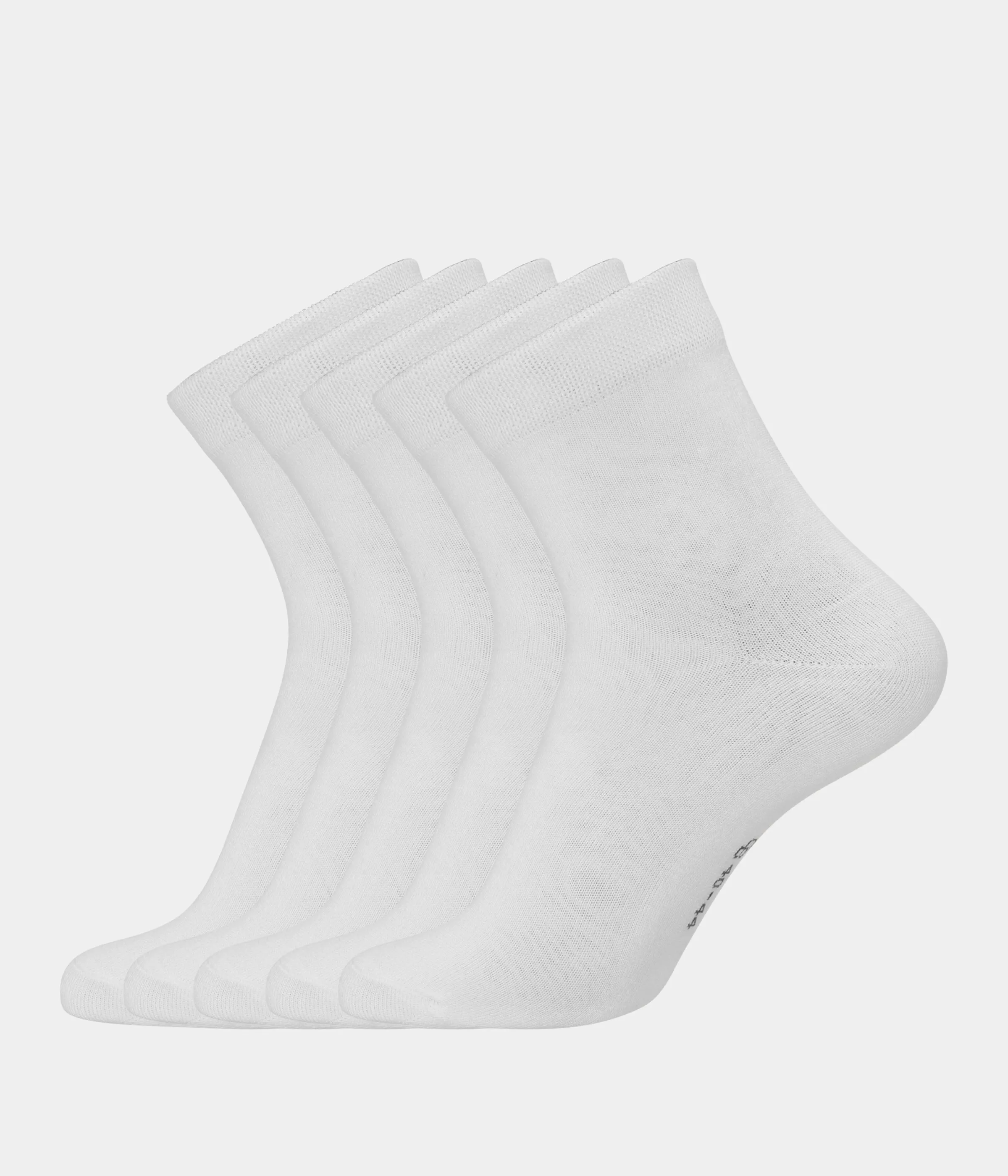 5 pack white bamboo low cut socks