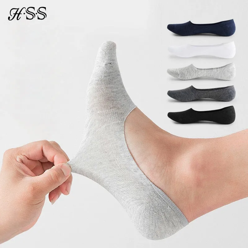 5 Pairs/lot Men Cotton Socks High Quality Casual Breathable Invisible Boat Sock Ankle Short Sports Men Socks Summer Male EU37-44