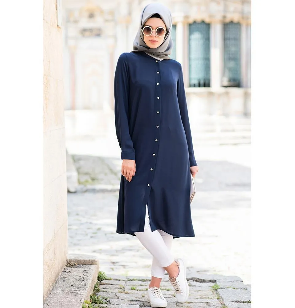 Abaci Simple Tunic 17TNK9936 Navy Blue