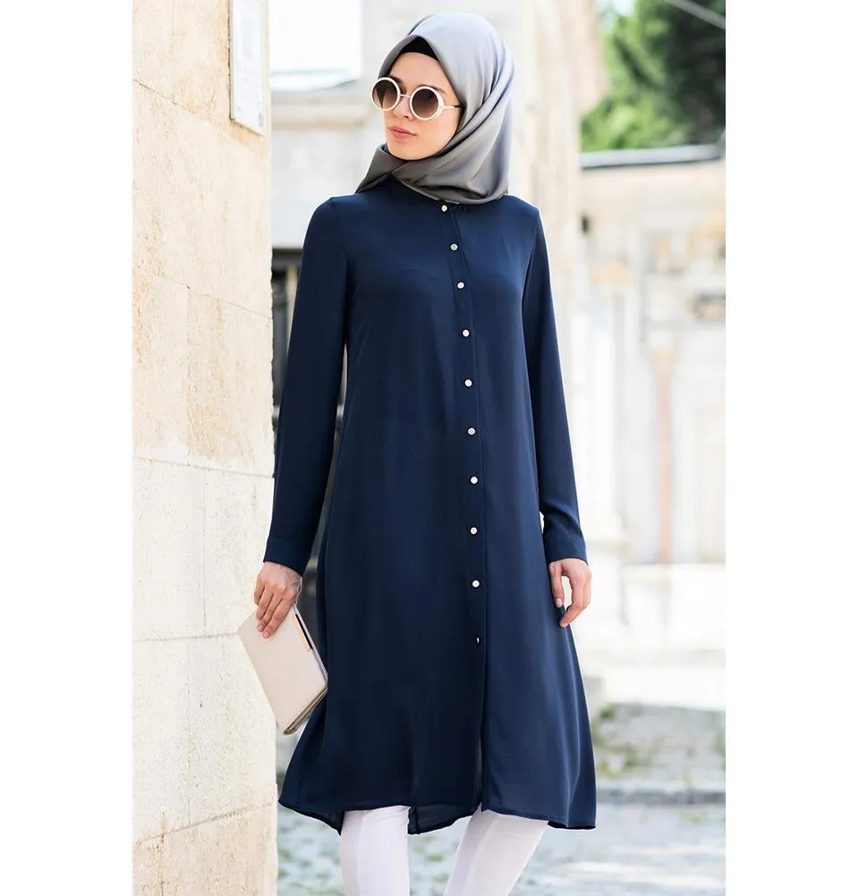 Abaci Simple Tunic 17TNK9936 Navy Blue