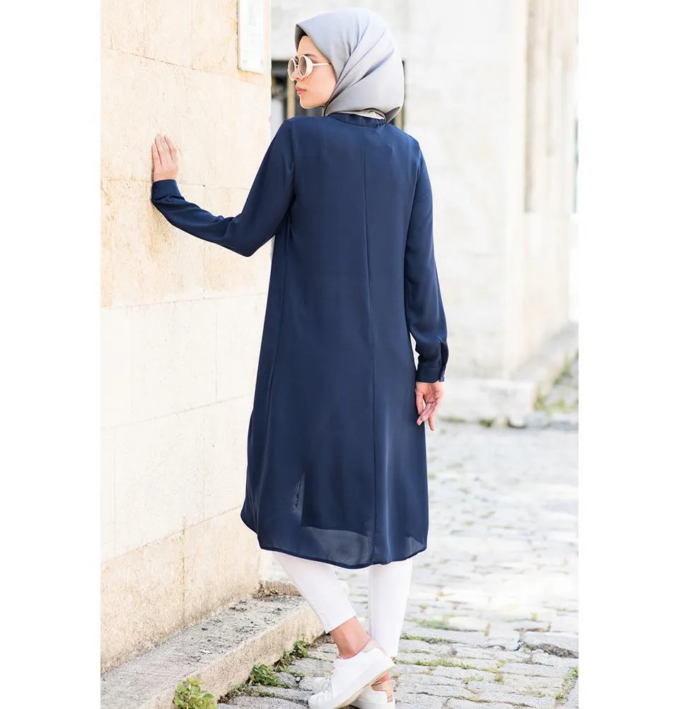 Abaci Simple Tunic 17TNK9936 Navy Blue