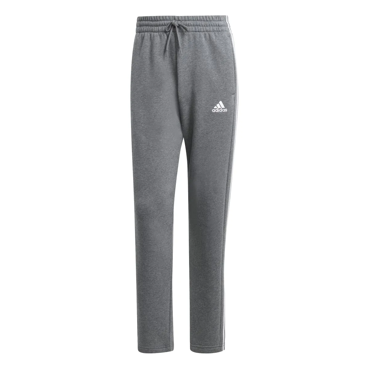 adidas Men's Essentials 3-Stripes Open Hem Fleece Joggers