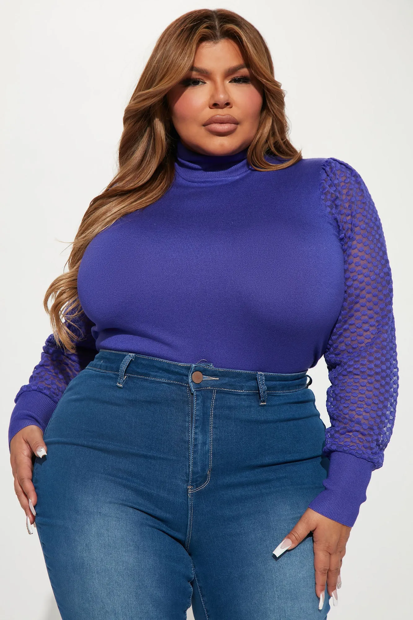 Admire Me Turtleneck Sweater - Periwinkle