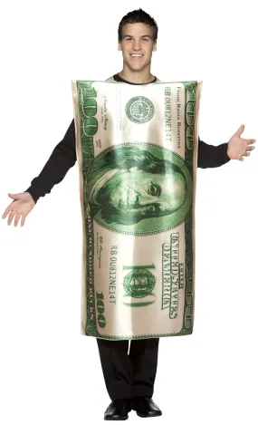 Adults $100 Bill Costume