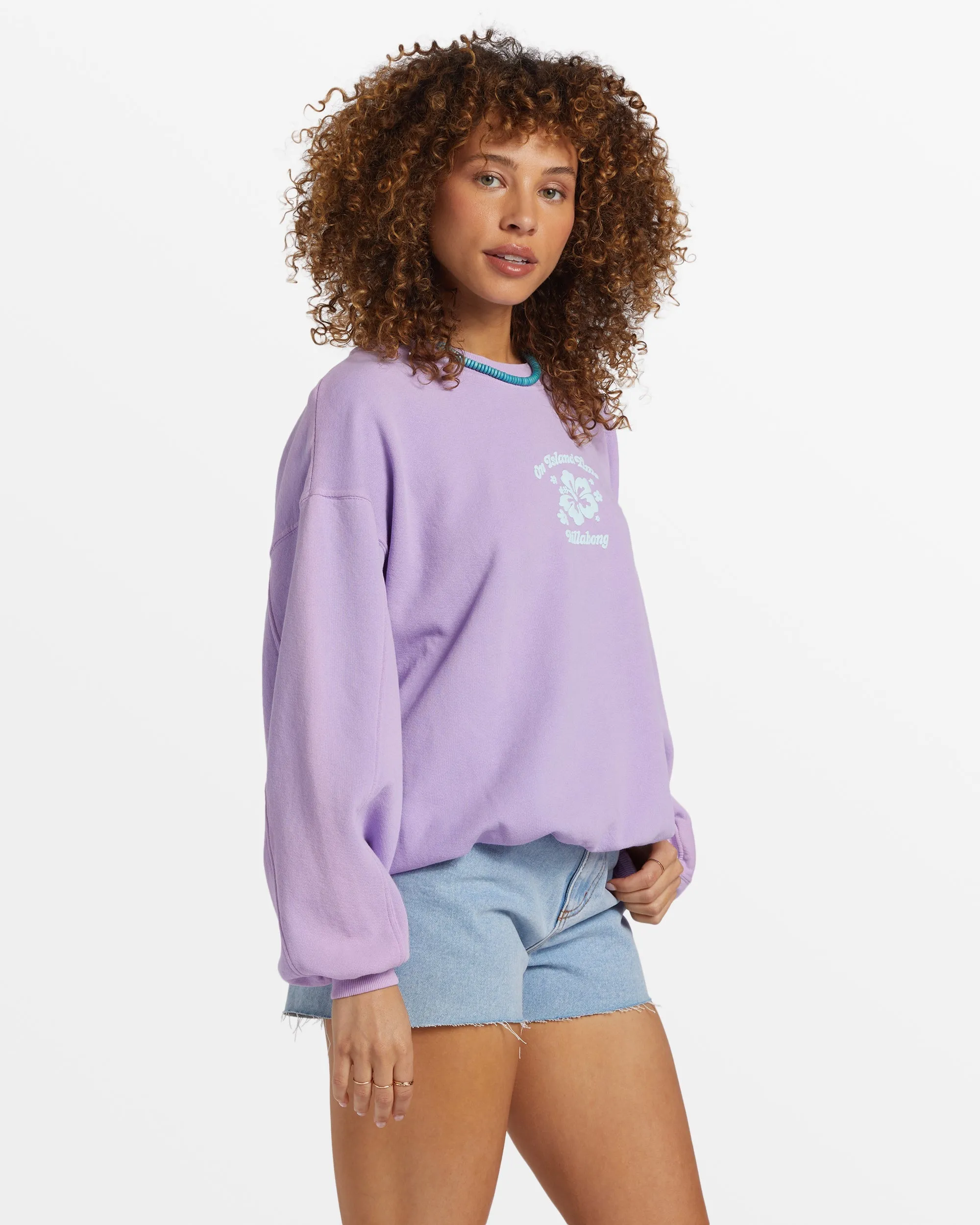 Aloha Kendal Crew Neck Sweatshirt - Tulip