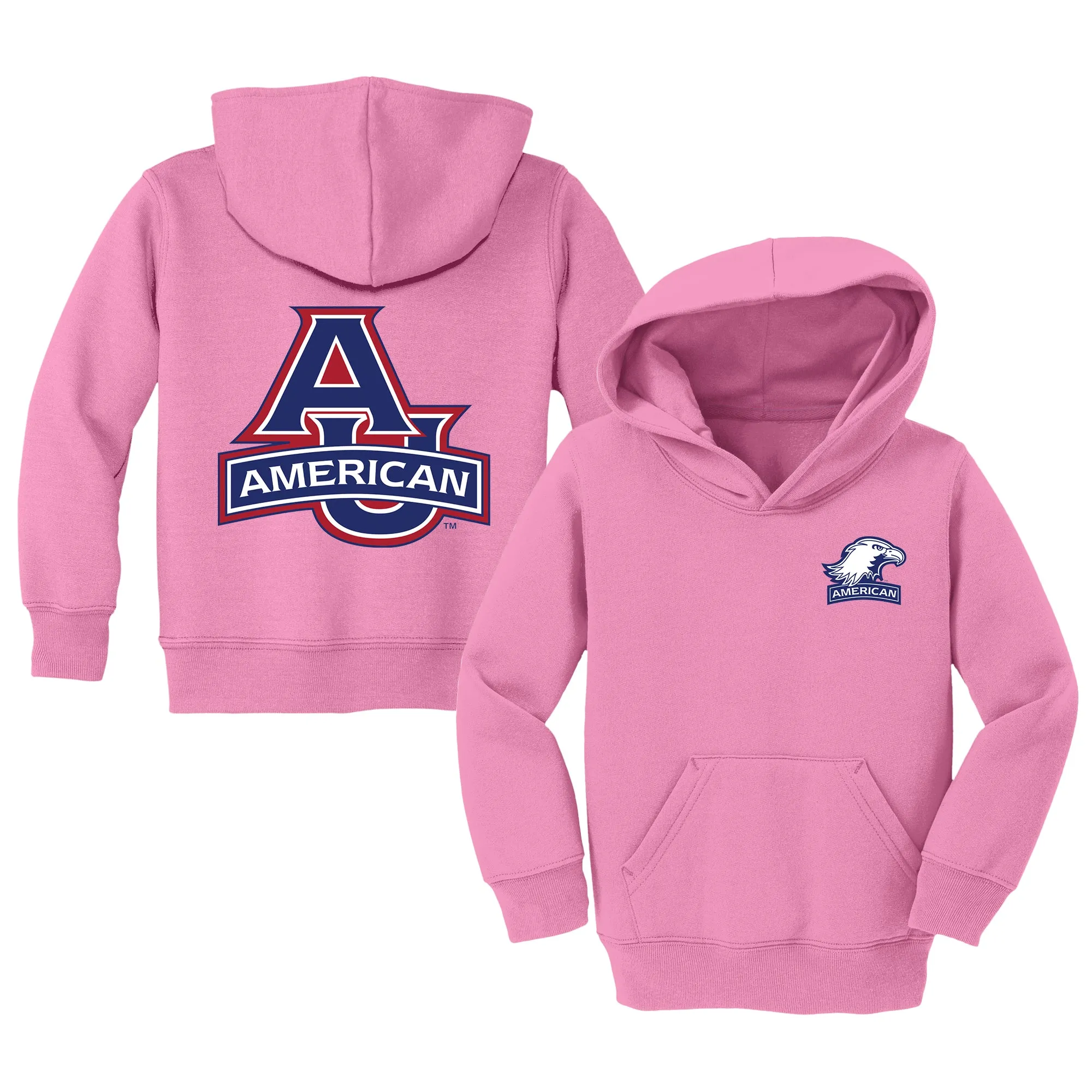 American University Eagles Logo Toddler Pullover Sweatshirt