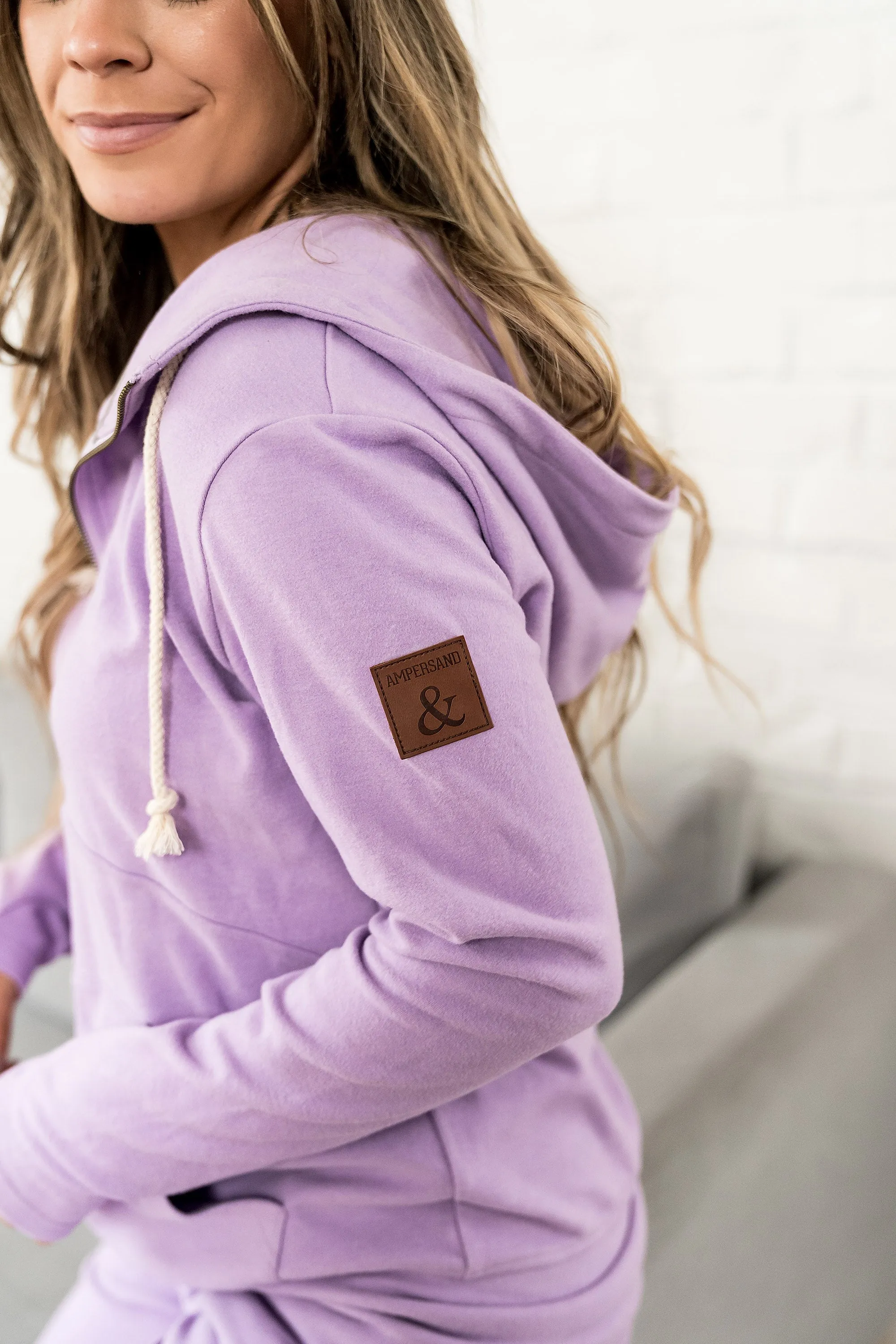 *Ampersand* Performance Fleece FullZip - Wisteria