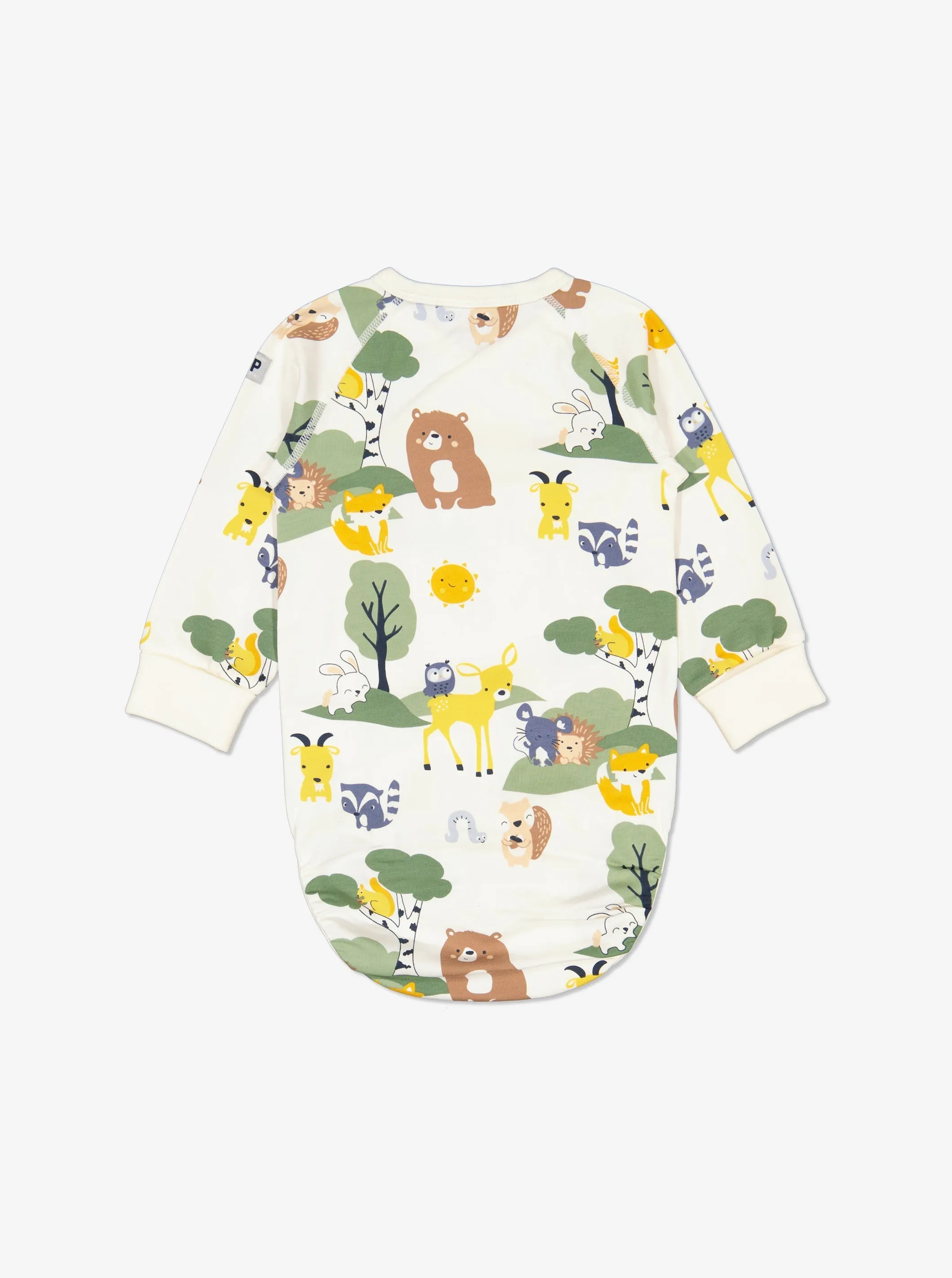 Animal Friends Wraparound Babygrow