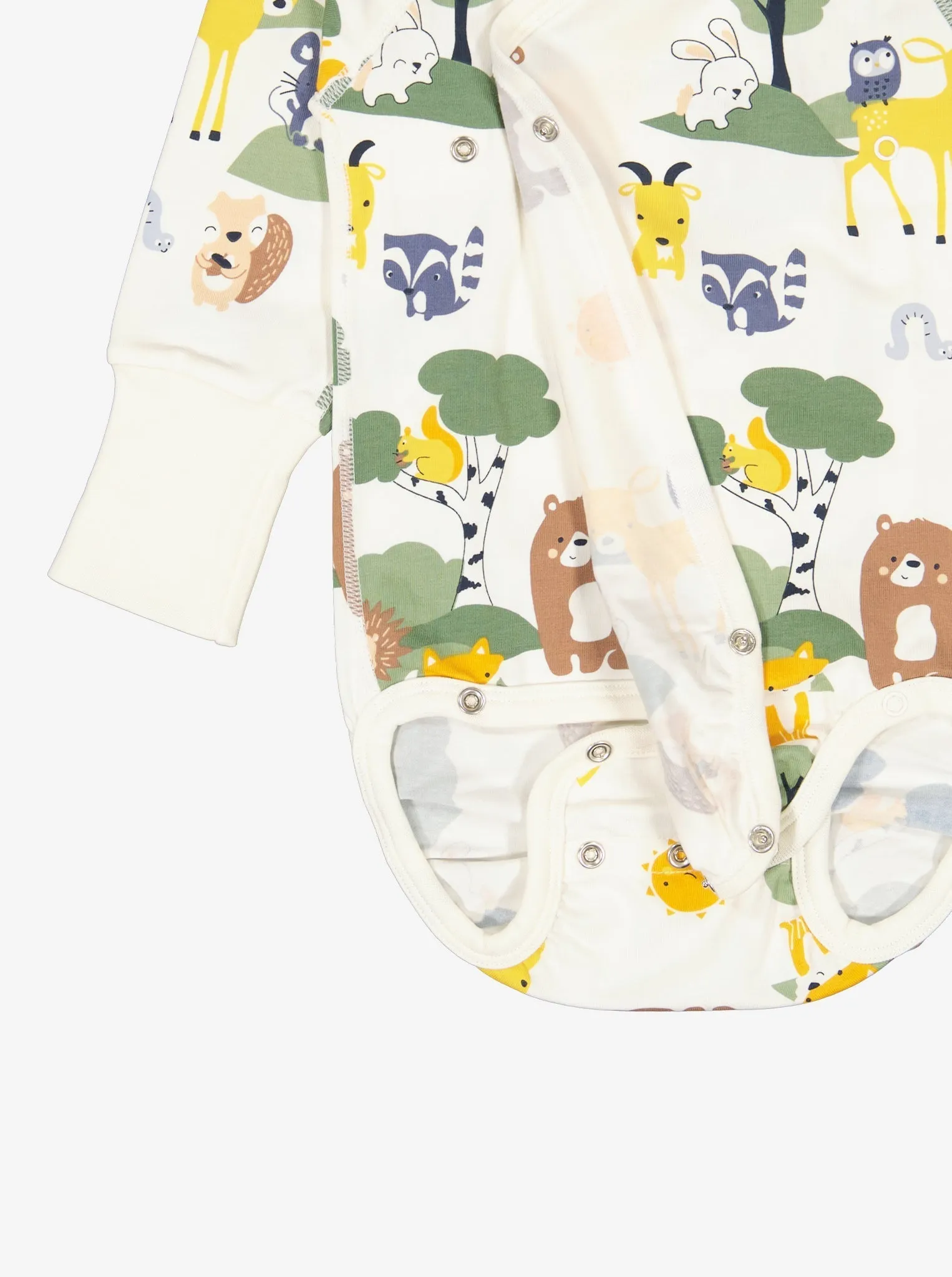 Animal Friends Wraparound Babygrow