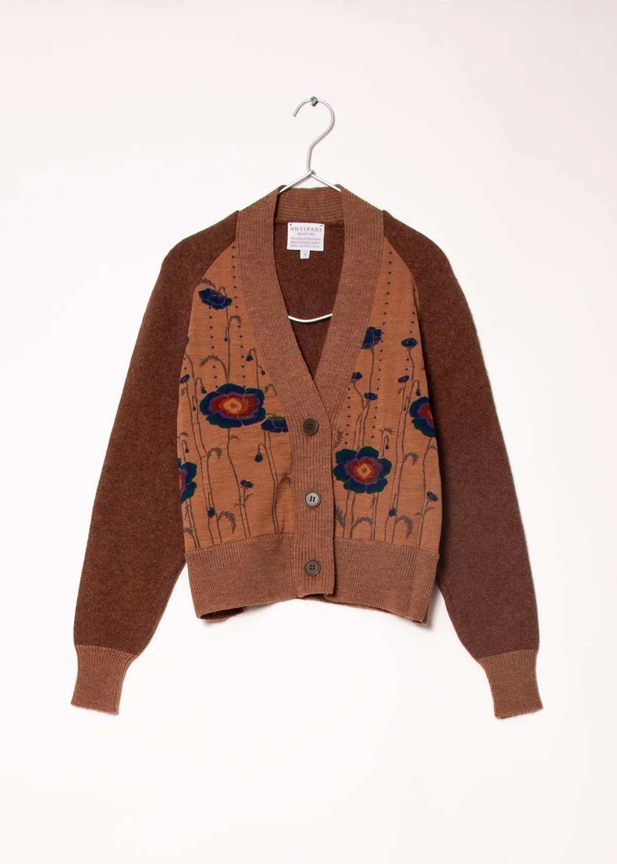 Antipast Sock Knit Cardigan - Beige/Camel