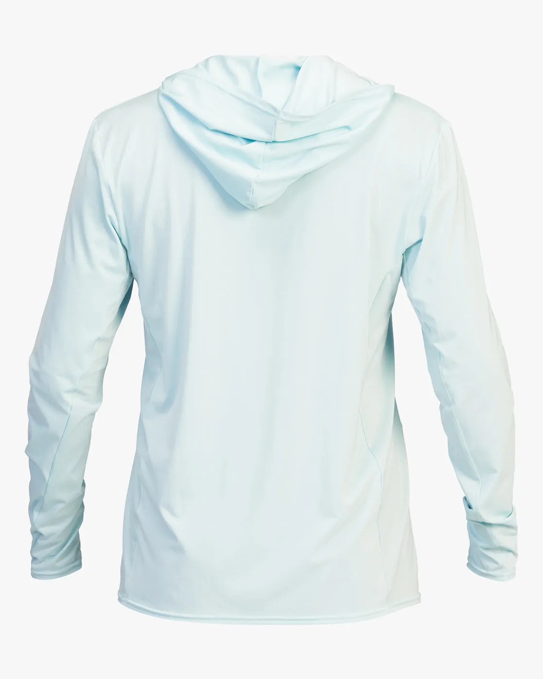 Arch Mesh Hooded Upf 50  Long Sleeve Rashguard - Coastal