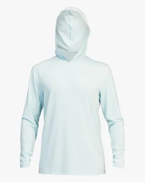 Arch Mesh Hooded Upf 50  Long Sleeve Rashguard - Coastal