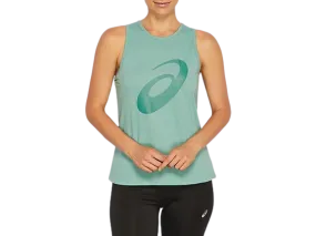 ASICS LOGO TANK - WOMEN - SAGE