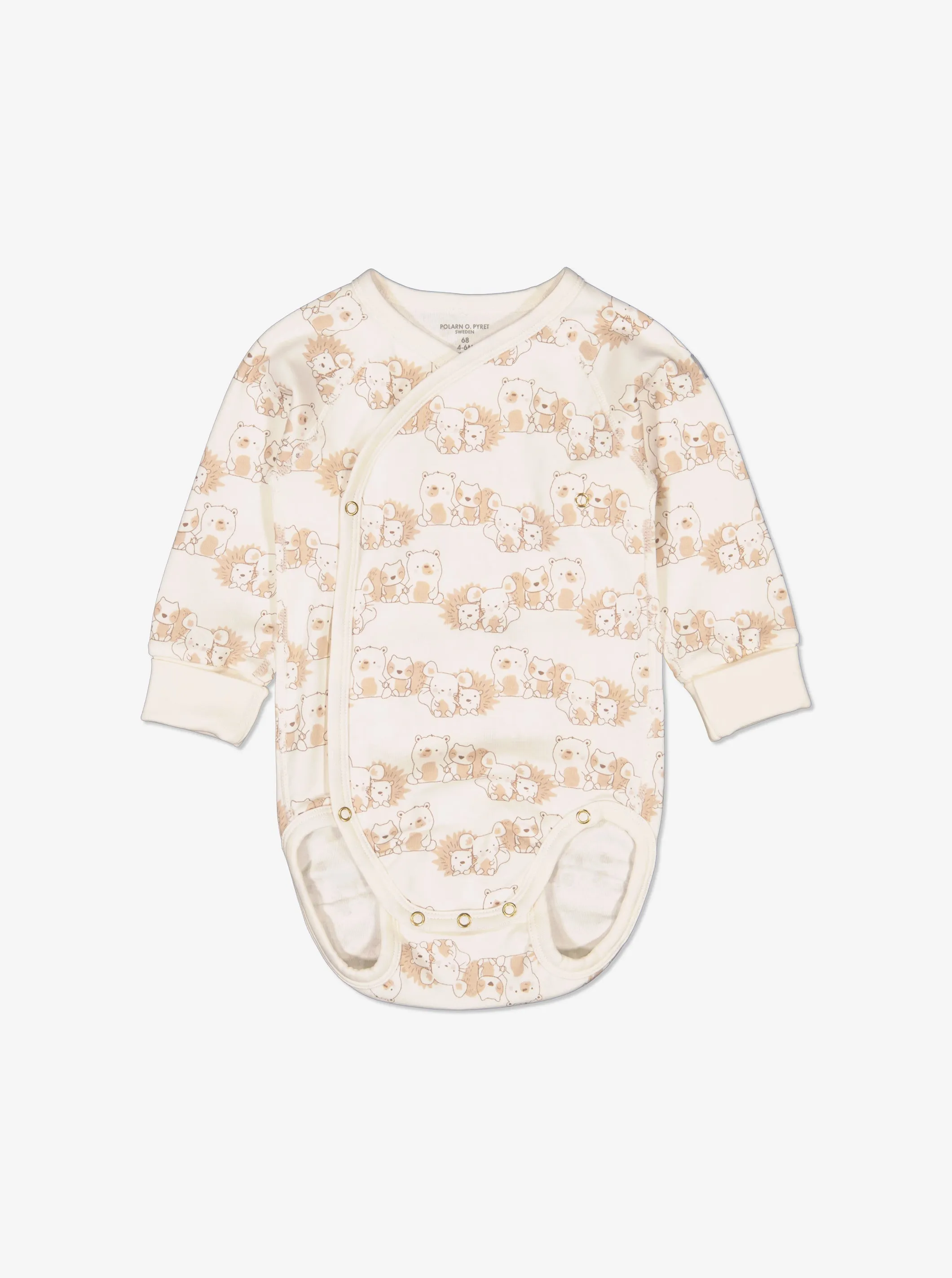 Baby Animal Wraparound Babygrow