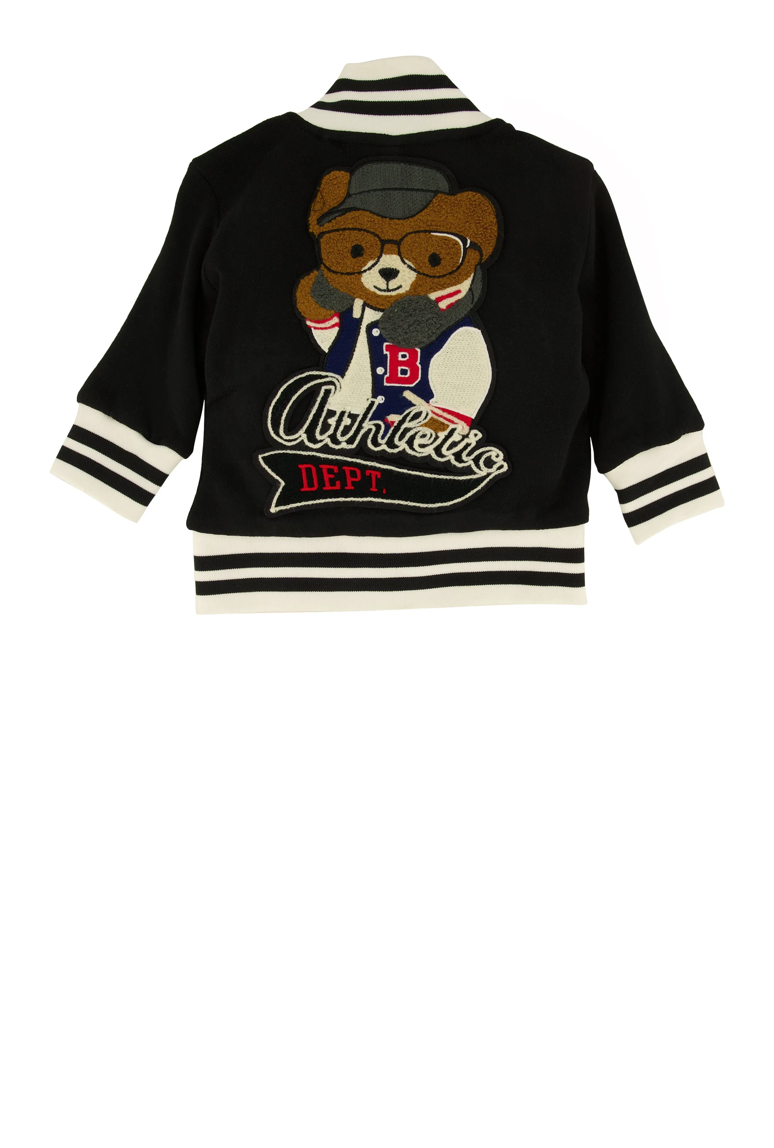 Baby Boys 12-24M Athletic Dept Bear Graphic Varsity Jacket