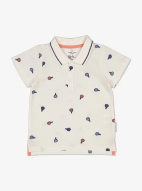 Balloon Print Baby Polo Shirt