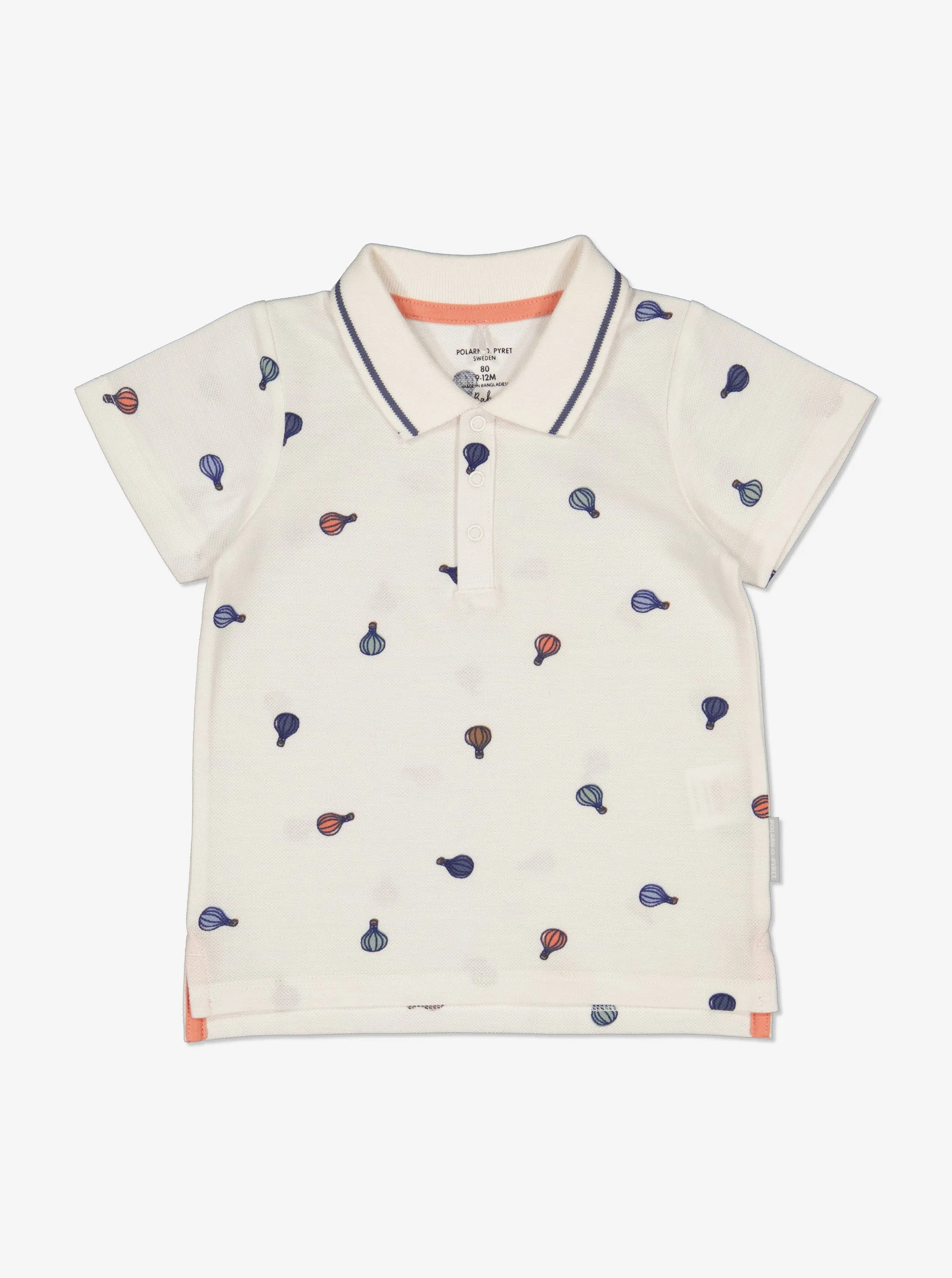 Balloon Print Baby Polo Shirt