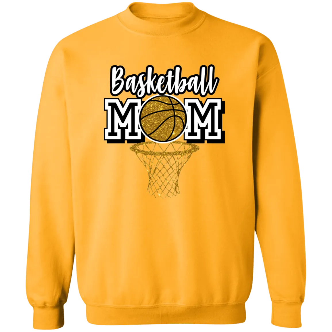 Basketball Mom Crewneck Pullover Sweatshirt