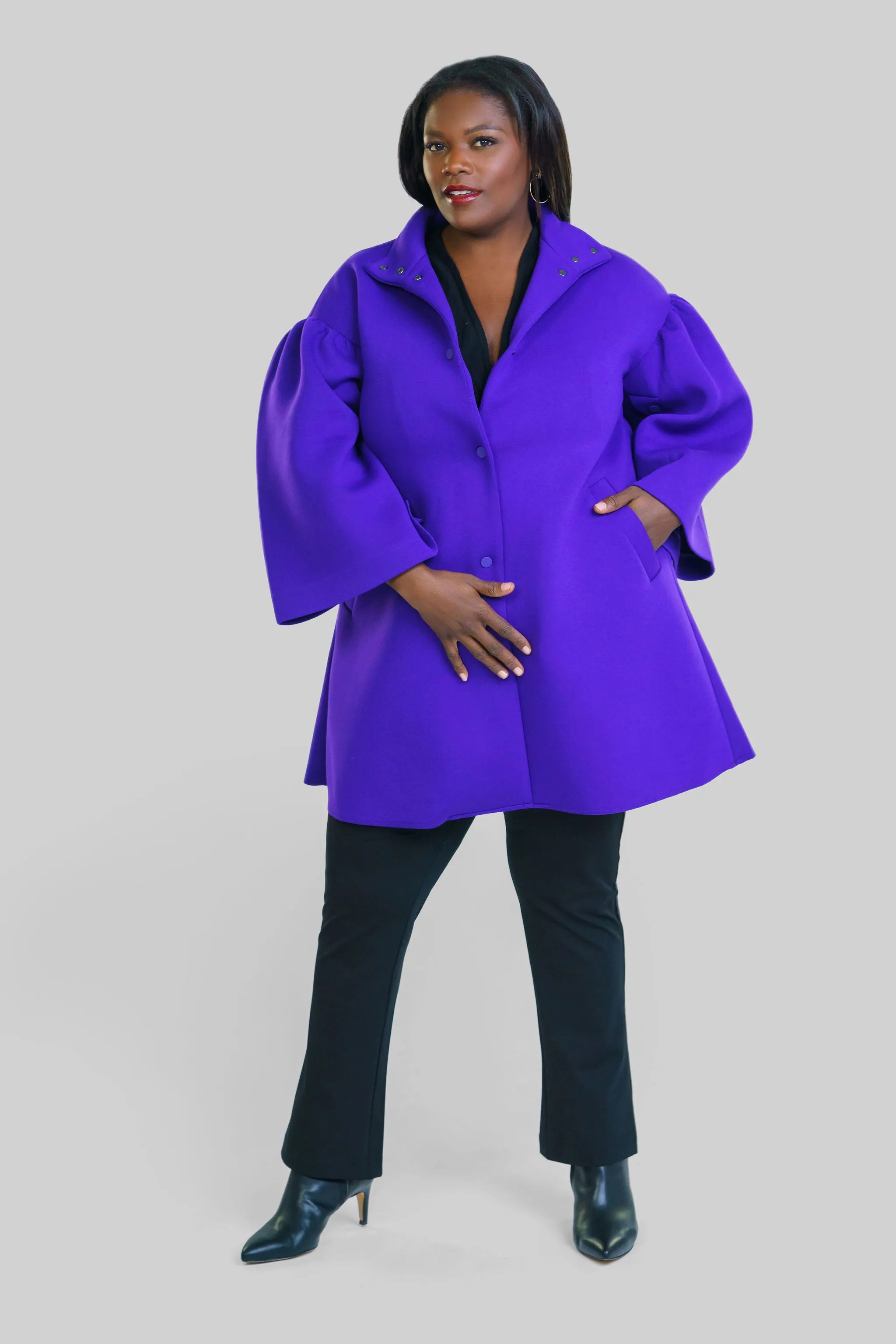 BELL SLEEVE LADY COAT