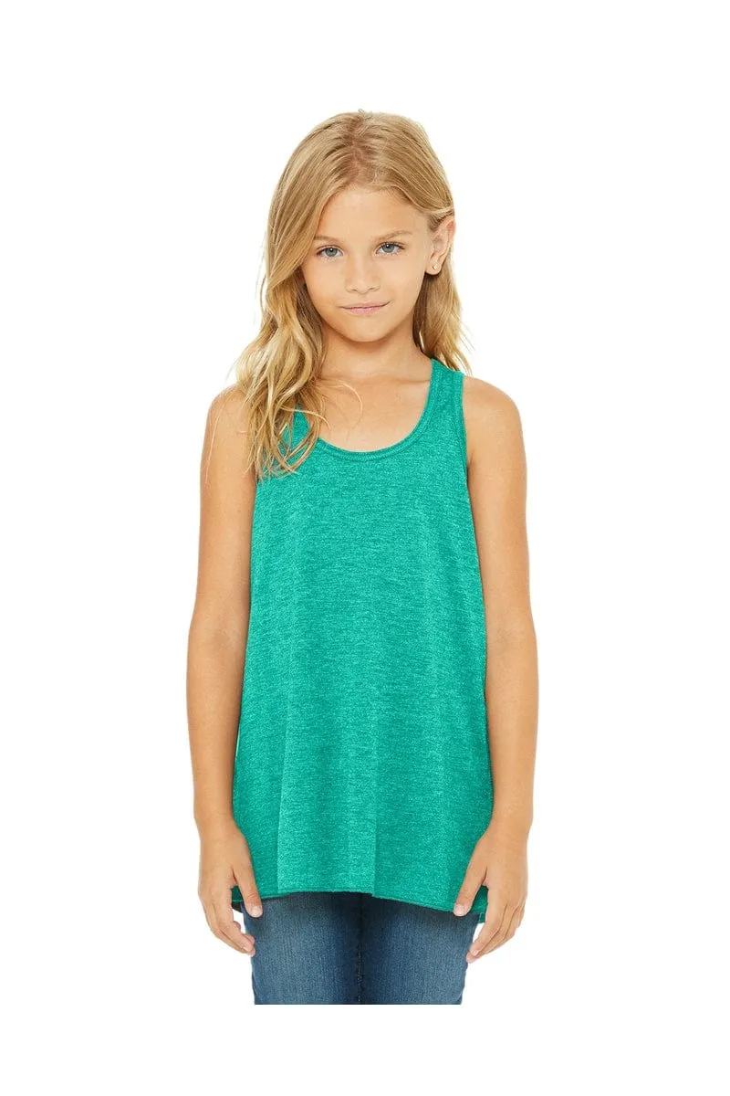 Bella   Canvas B8800Y: Youth Girls Flowy Racerback Tank