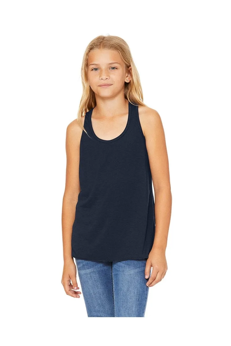 Bella   Canvas B8800Y: Youth Girls Flowy Racerback Tank