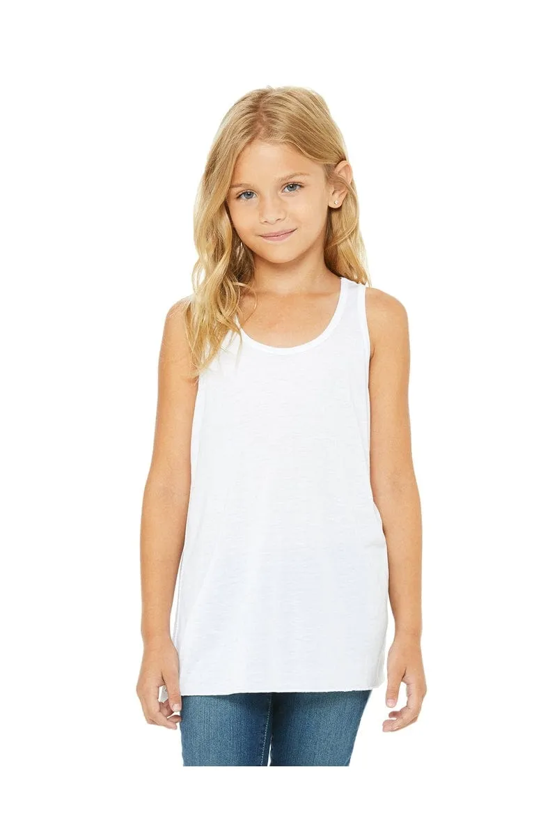 Bella   Canvas B8800Y: Youth Girls Flowy Racerback Tank