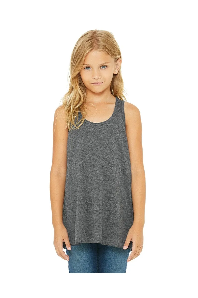 Bella   Canvas B8800Y: Youth Girls Flowy Racerback Tank