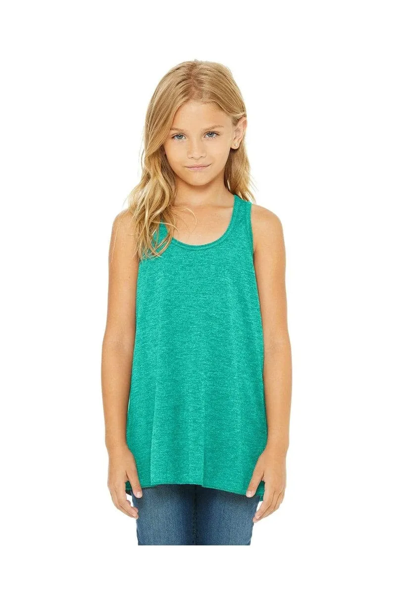 Bella   Canvas B8800Y: Youth Girls Flowy Racerback Tank