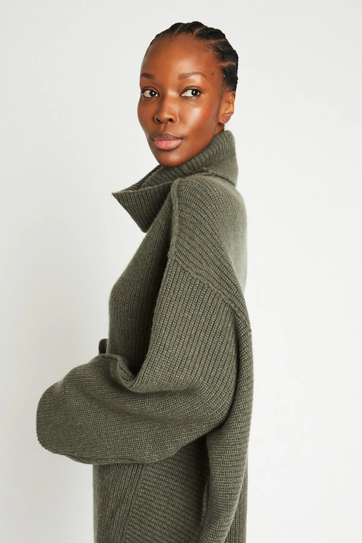   Beryll Clara Oversized Sweater | Forest