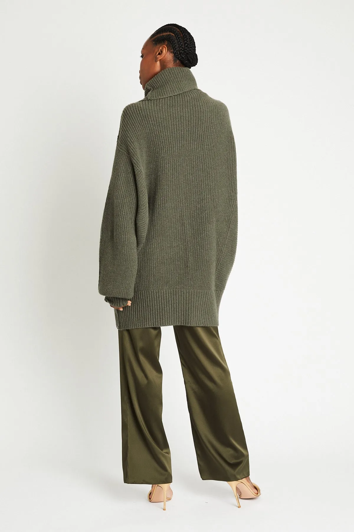   Beryll Clara Oversized Sweater | Forest