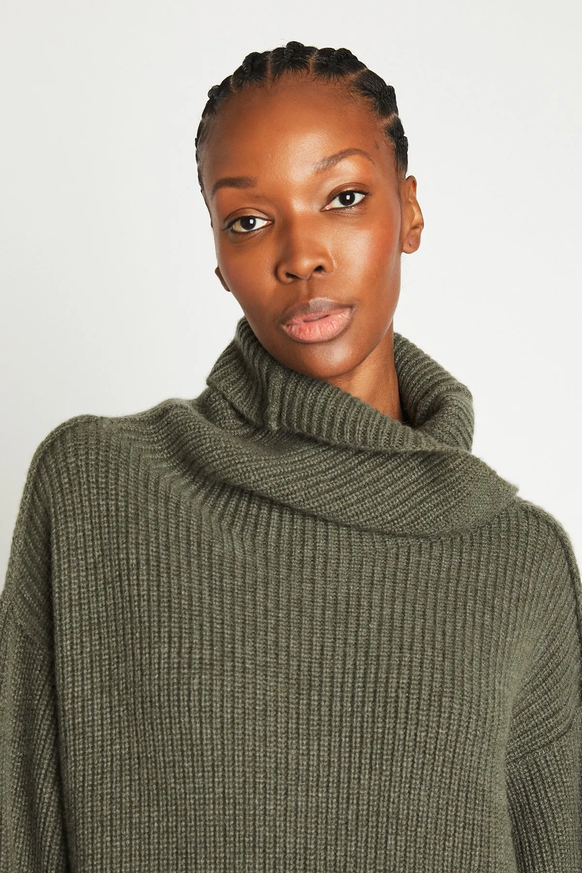   Beryll Clara Oversized Sweater | Forest