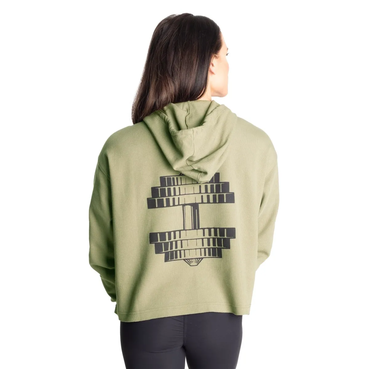 Better Bodies Empowered Thermal Sweater - Washed Green