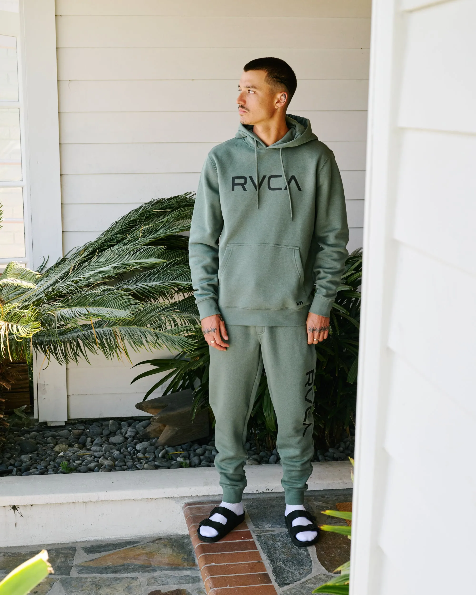 Big RVCA Sweatpants - Jade