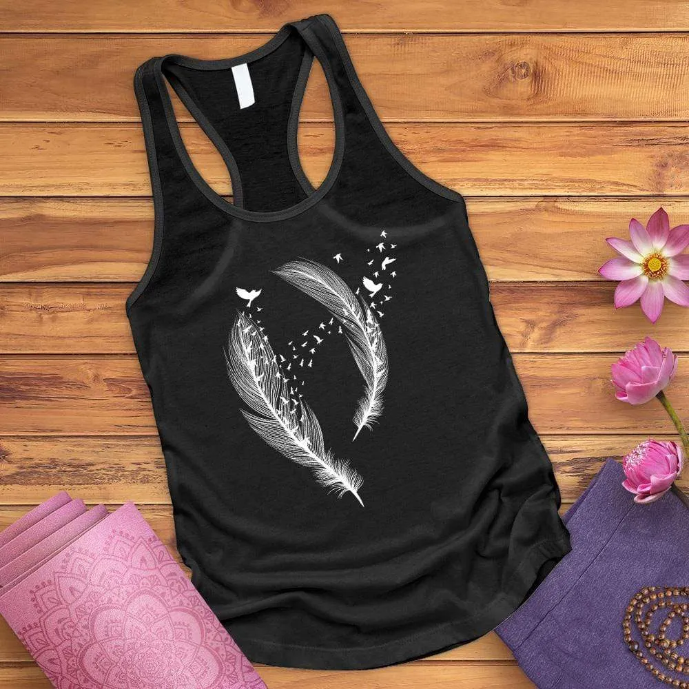 Bird Feathers Tank Top