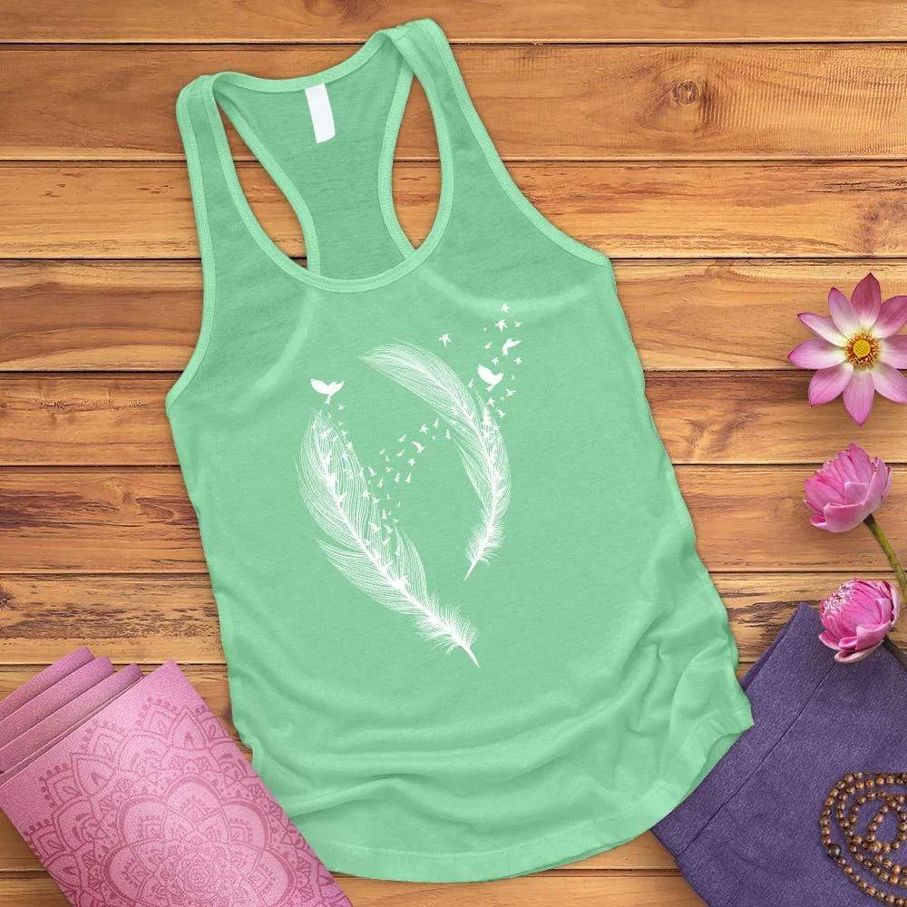 Bird Feathers Tank Top