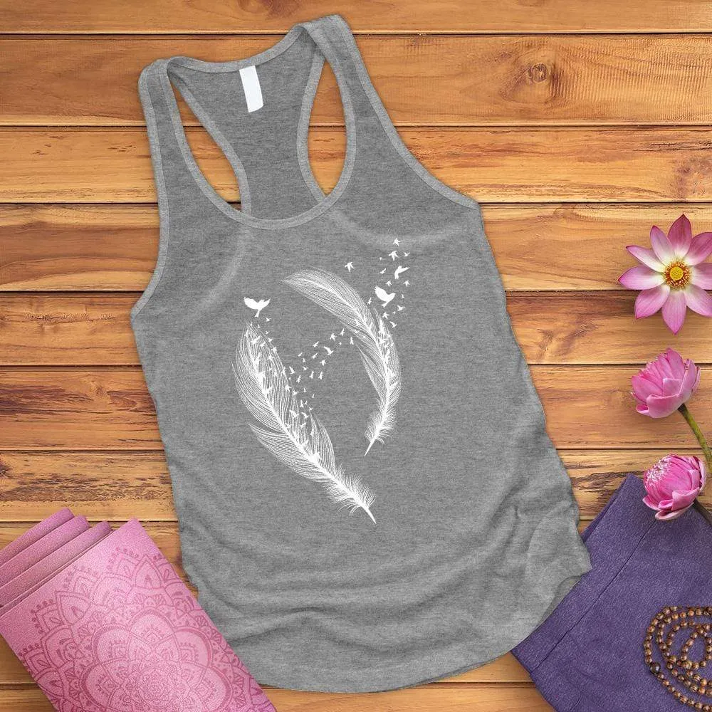 Bird Feathers Tank Top