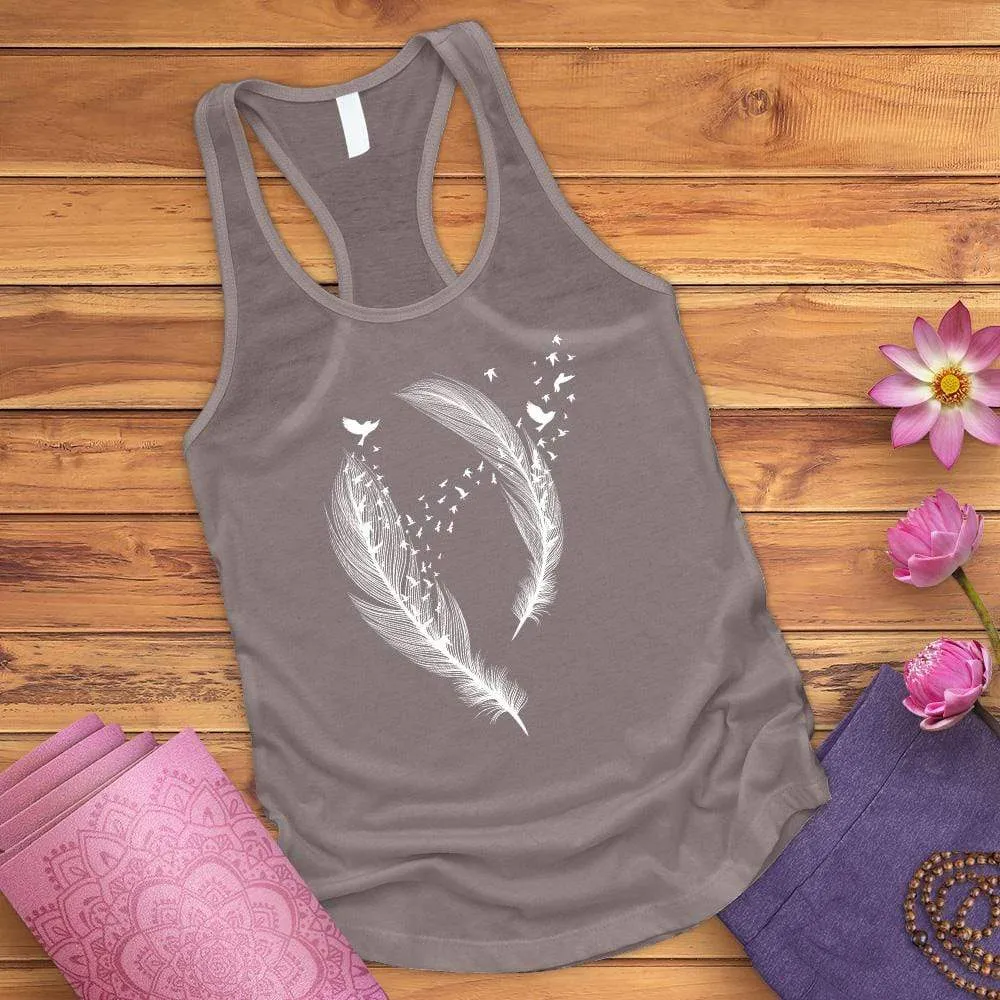 Bird Feathers Tank Top