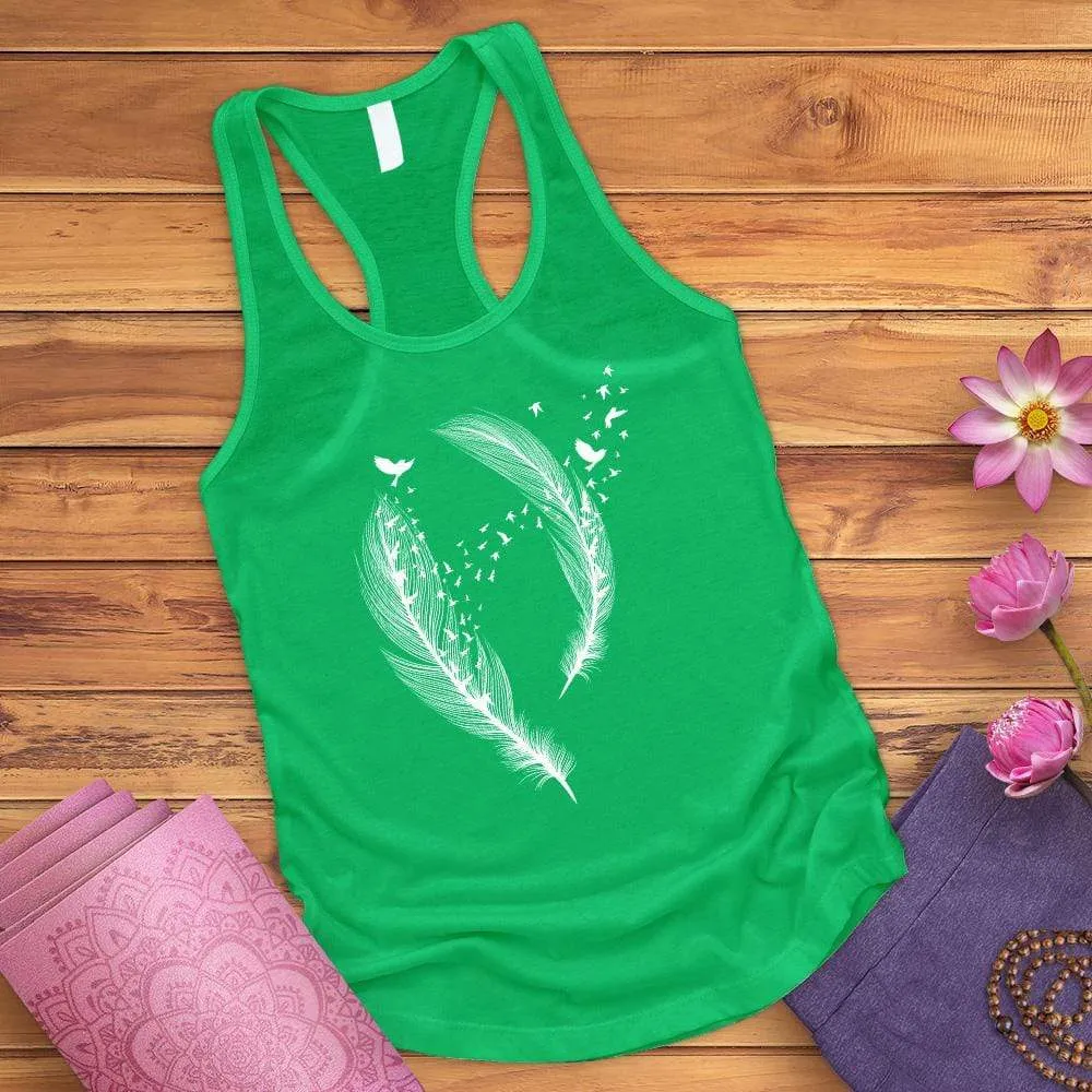 Bird Feathers Tank Top