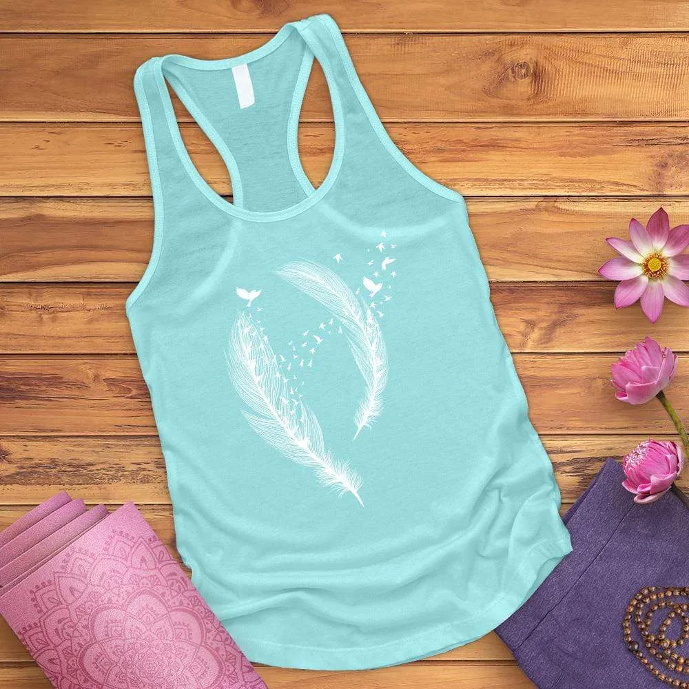 Bird Feathers Tank Top