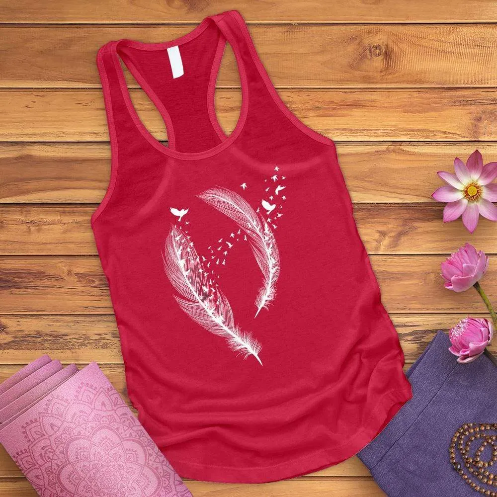 Bird Feathers Tank Top