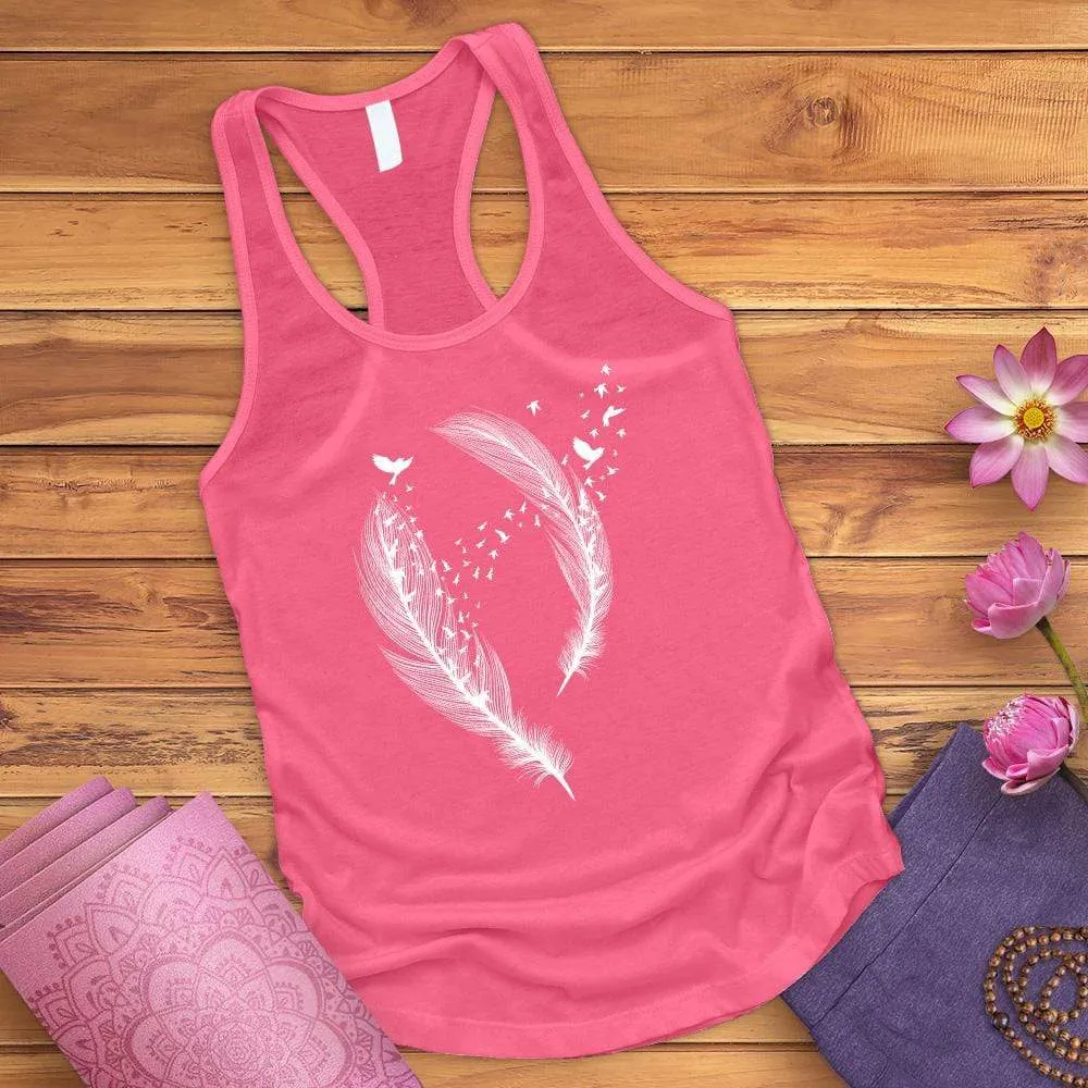 Bird Feathers Tank Top