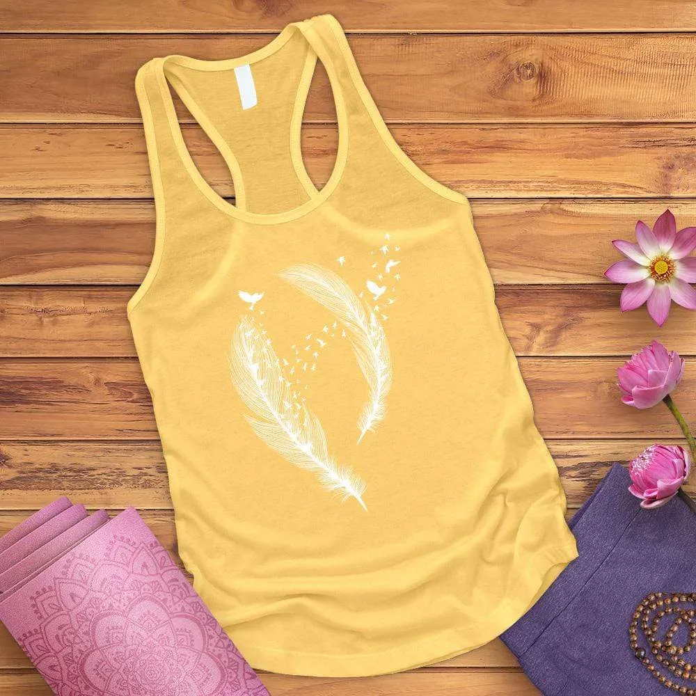 Bird Feathers Tank Top