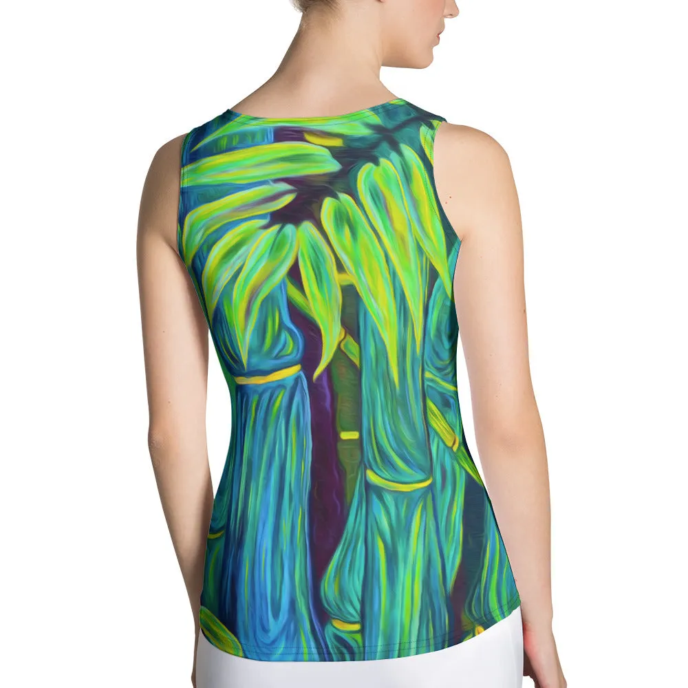 Blue Bamboo - Tank Top