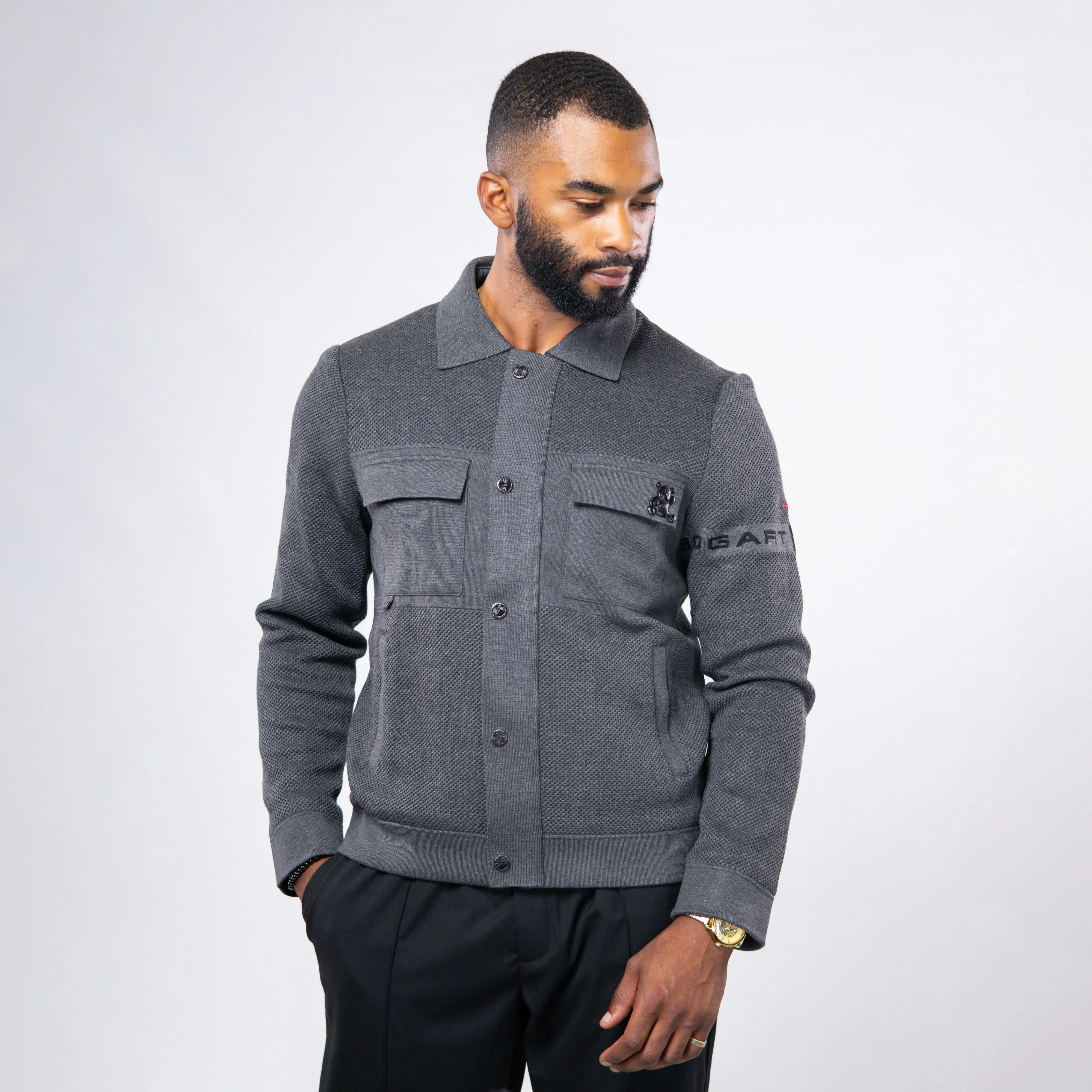 Bogart Beyond Collection Textured cardigan