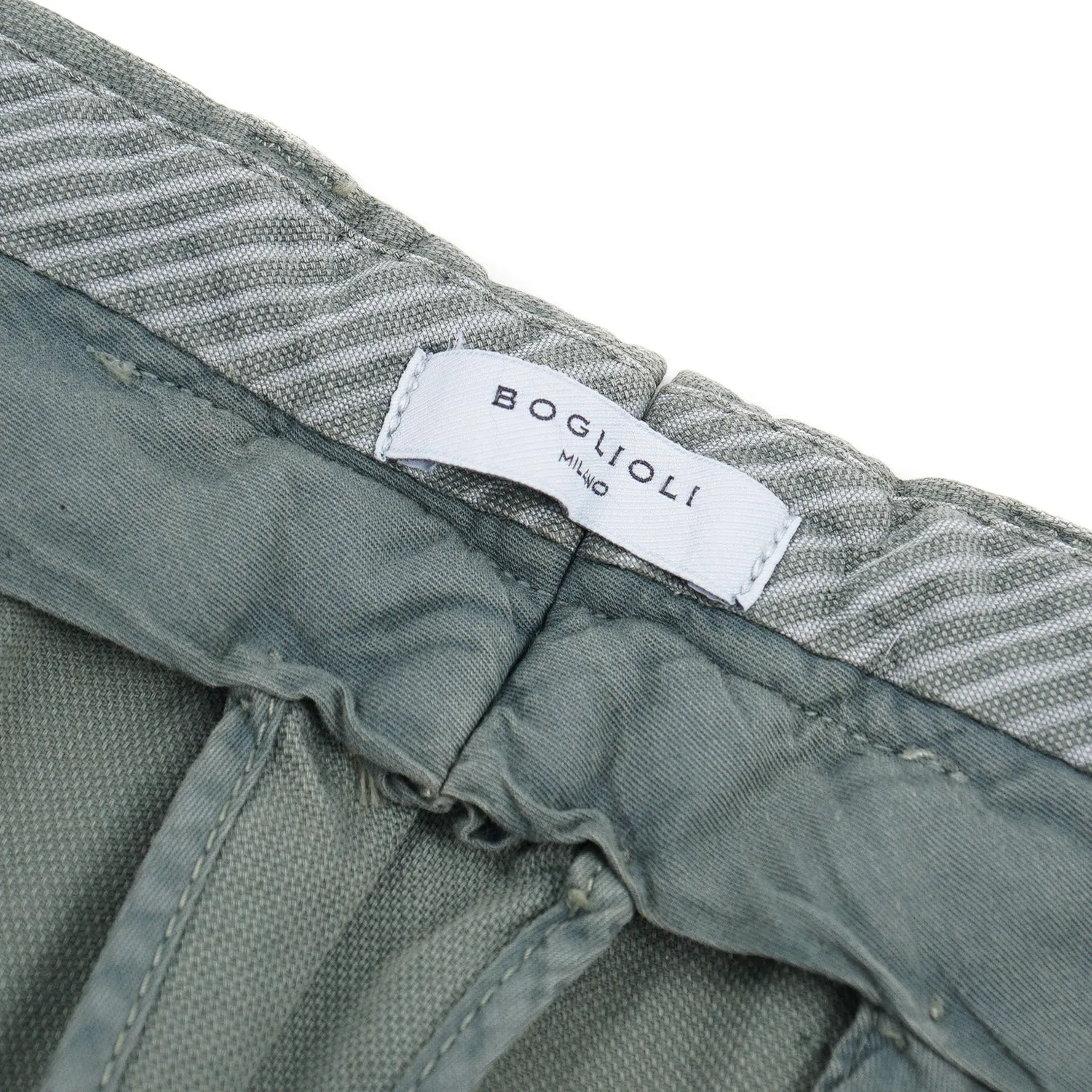 Boglioli Woven Cotton Pants