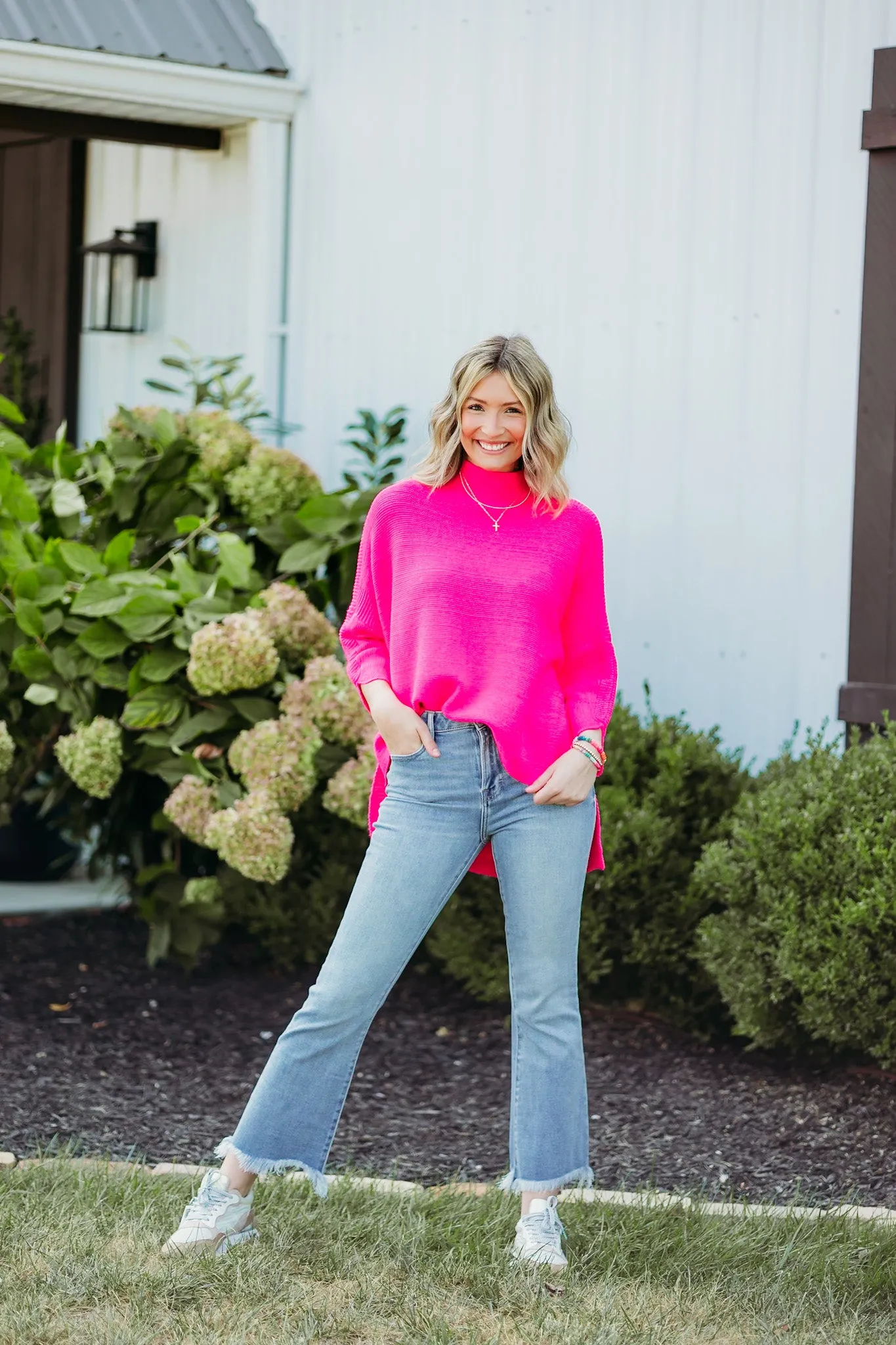 Boho Pink Crush Sweater