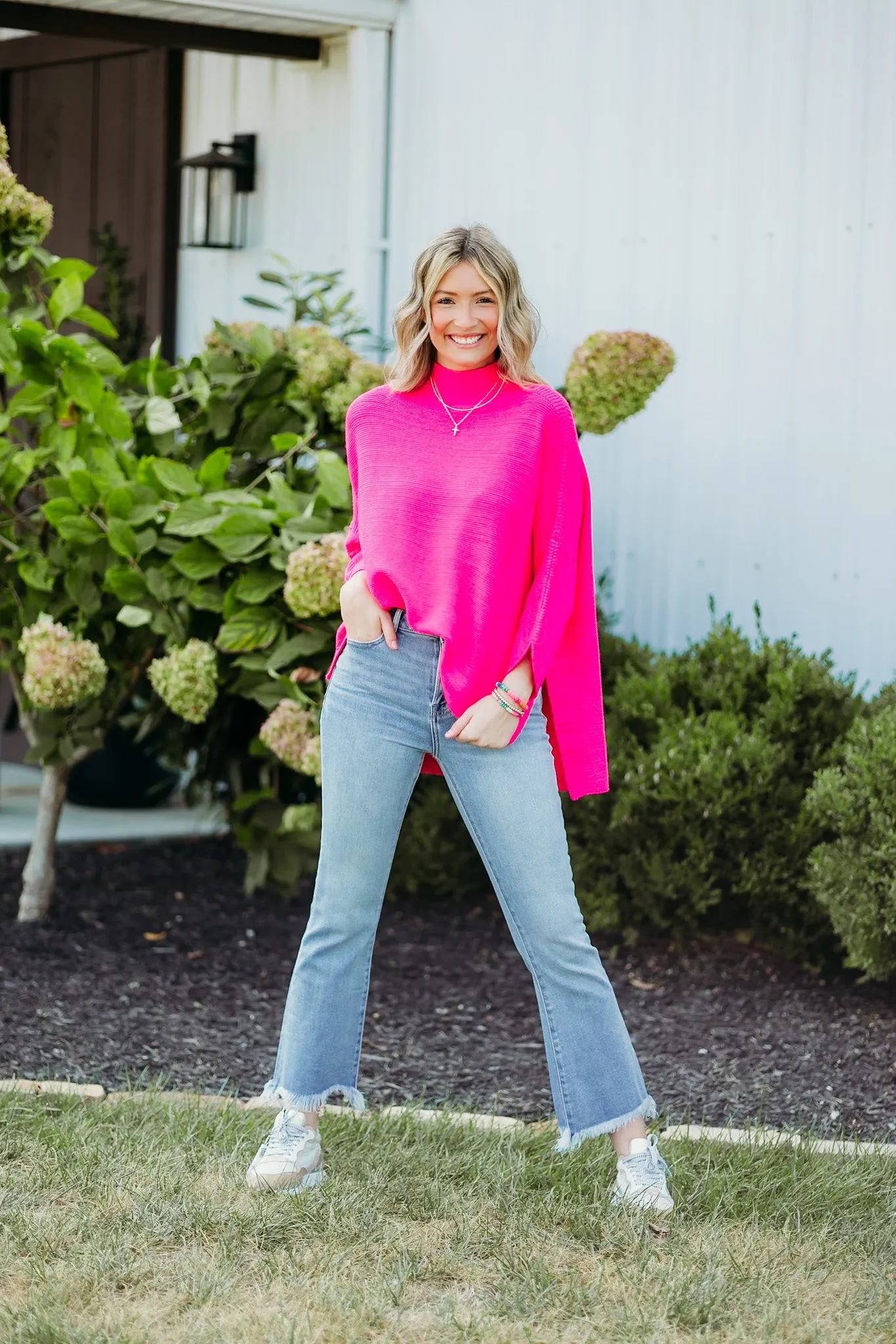 Boho Pink Crush Sweater