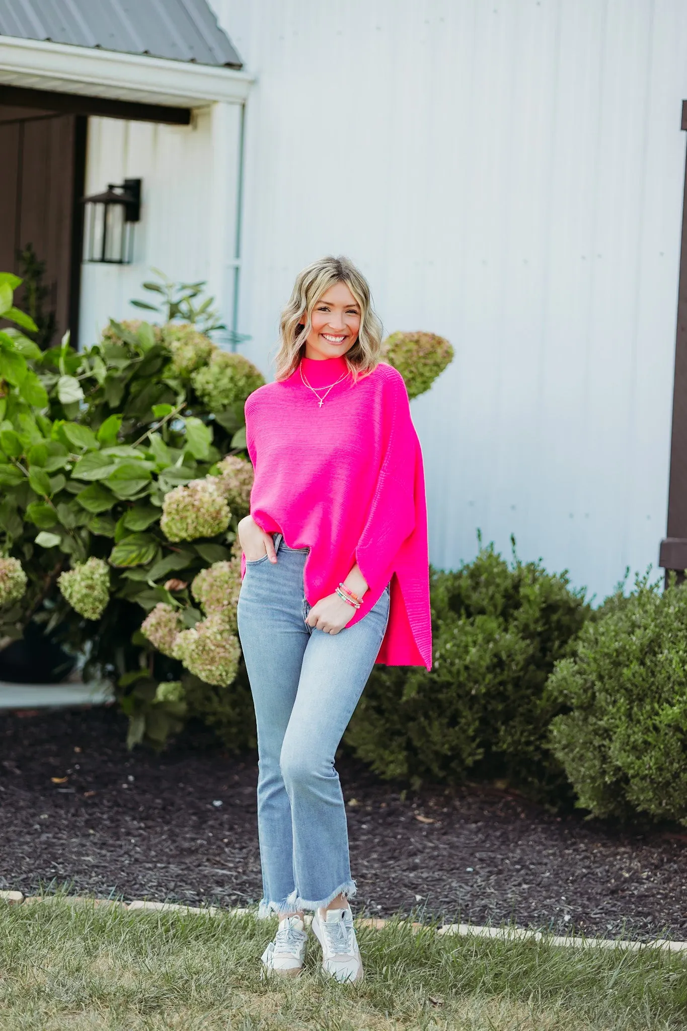 Boho Pink Crush Sweater