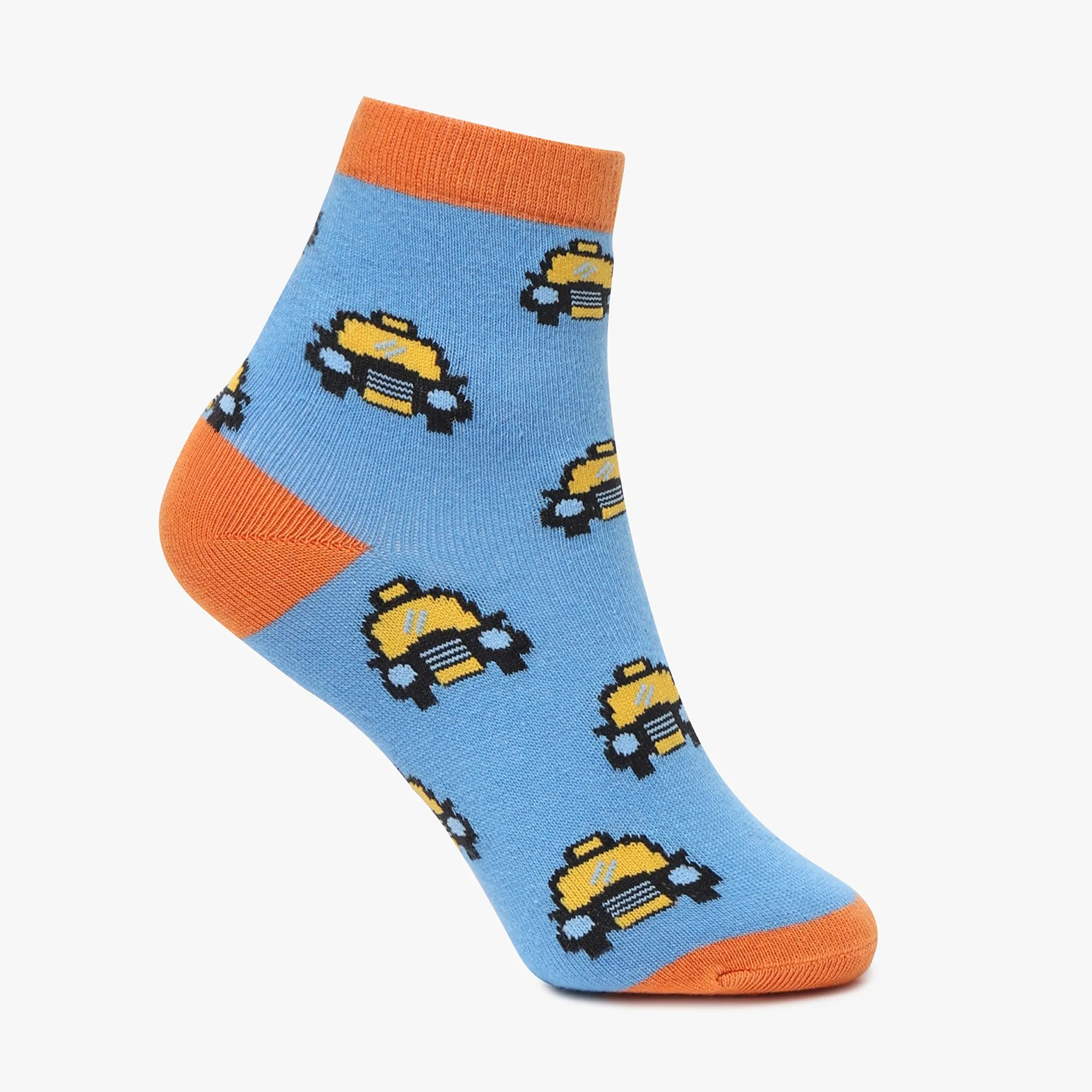 Boys Ankle Length Printed Socks