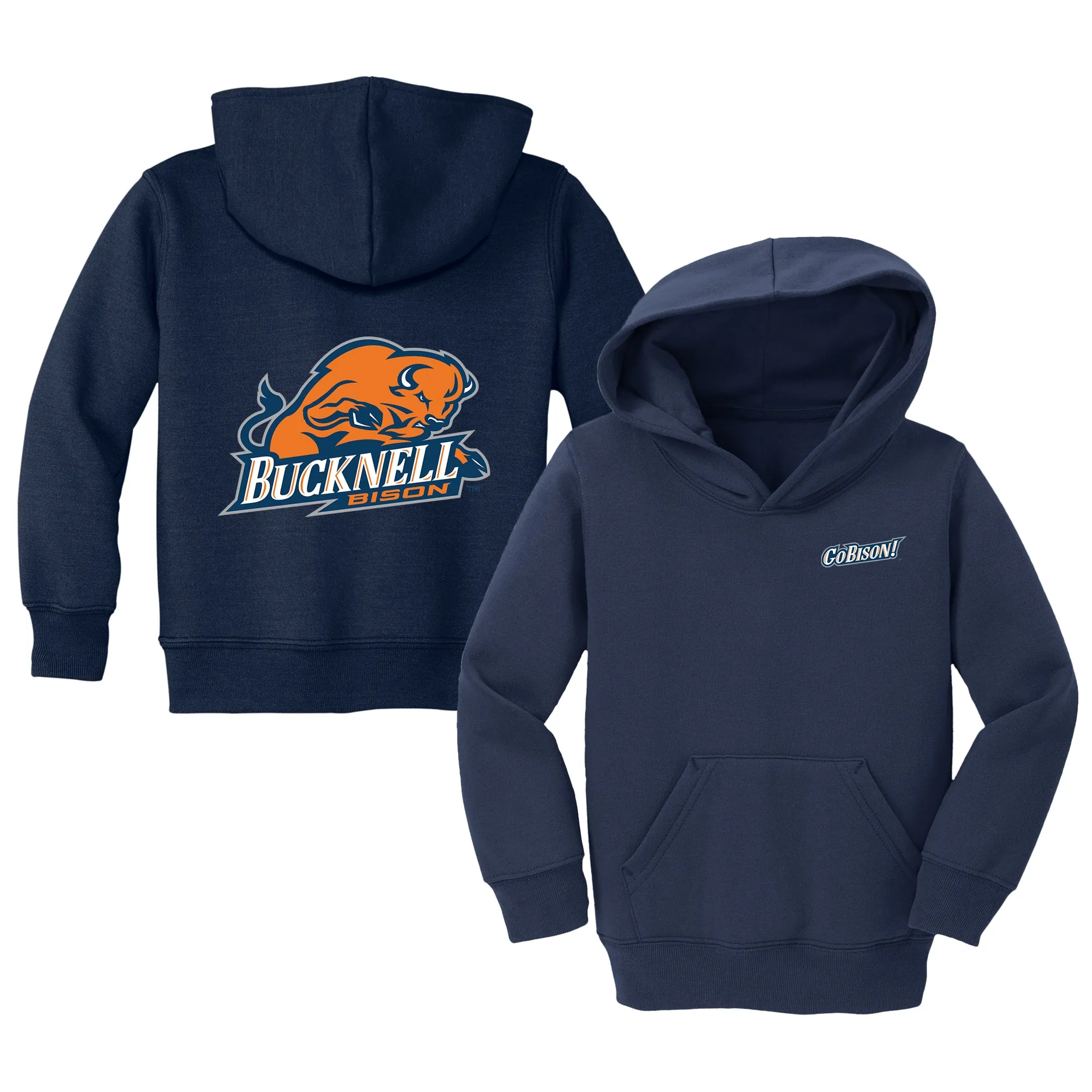 Bucknell Bison Logo Toddler Pullover Sweatshirt